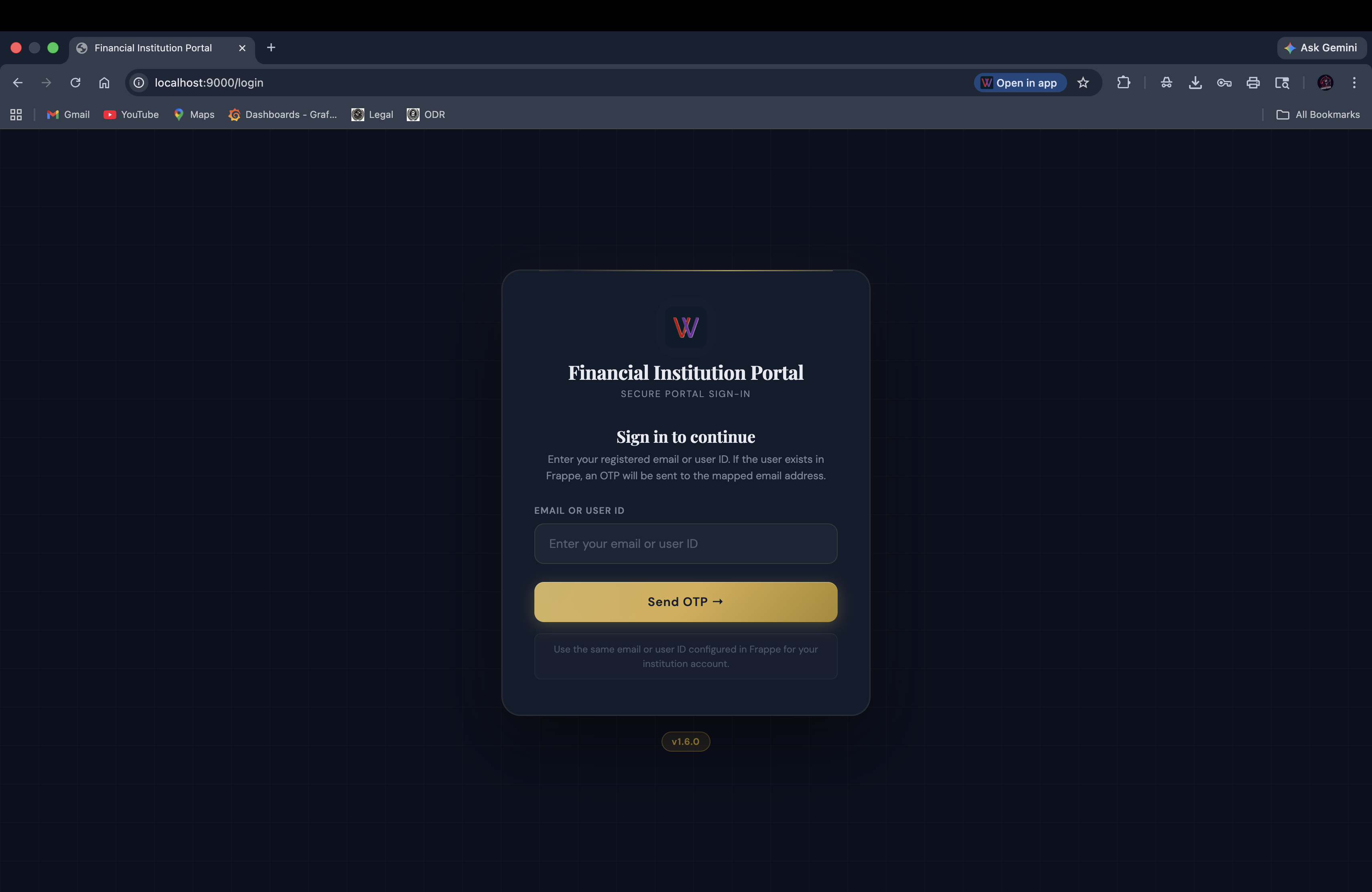 B2B Portal Secure Sign-in